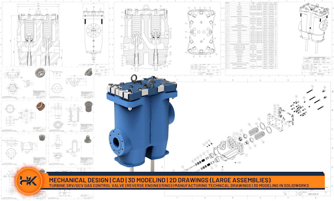 draft detailed 2d technical drawings from 3d models for manufacturing