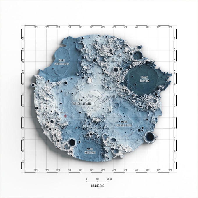 create a 3d custom shaded relief map