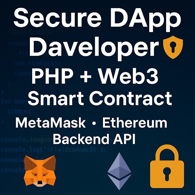 develop secure dapps with web3 and PHP backend integration