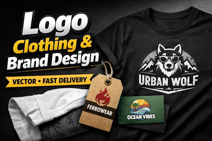 design modern streetwear clothing brand logo