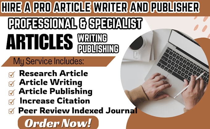 write and publish your article in google scholar and peer review indexed journal