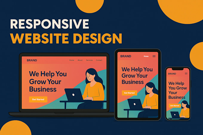 design a modern and responsive wordpress website for your business