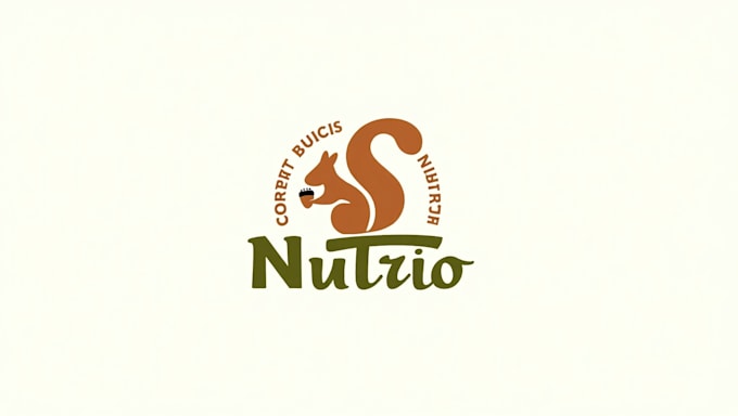 design super 3d modern squirrel acorn logo with satisfaction guaranteed