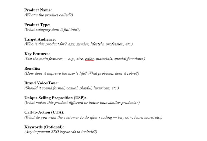 write SEO optimized amazon product descriptions that sell