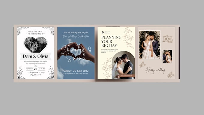 create and customize wedding invitation designs
