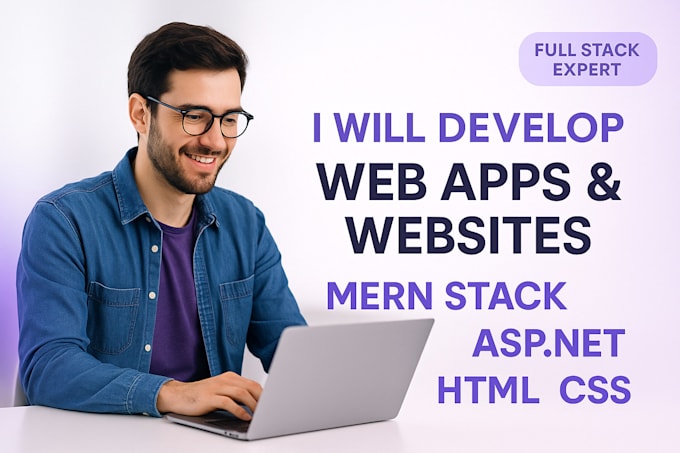 Develop professional web apps and websites using mern stack and asp net ...
