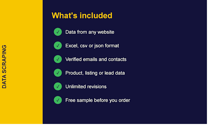 do web scraping, data extraction and data mining from any website