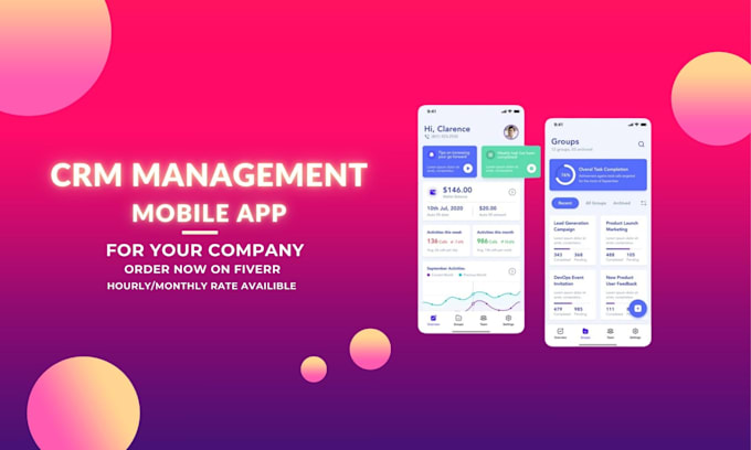 build a complete flutter CRM app for android, ios and web