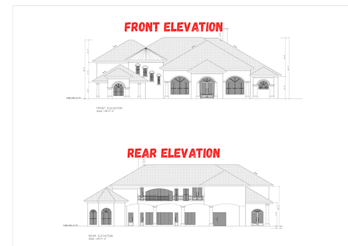 draw detailed autocad 2d floor plan for your home or renovation