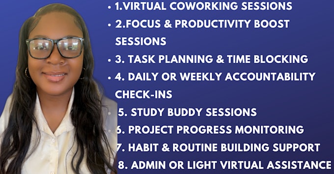 help you stay on task with real time accountability sessions