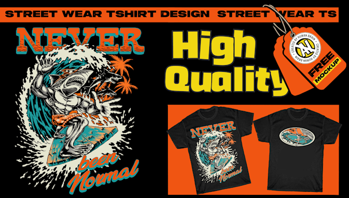design streetwear y2k tshirt graphics for clothing brands