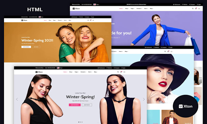 build ecommerce,restaurant,education, portfolio agency,online shopping website