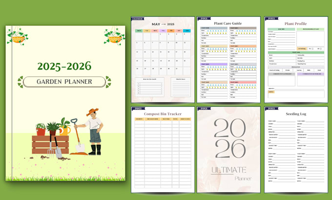 create custom planner designs, covers, and inserts for print or digital use