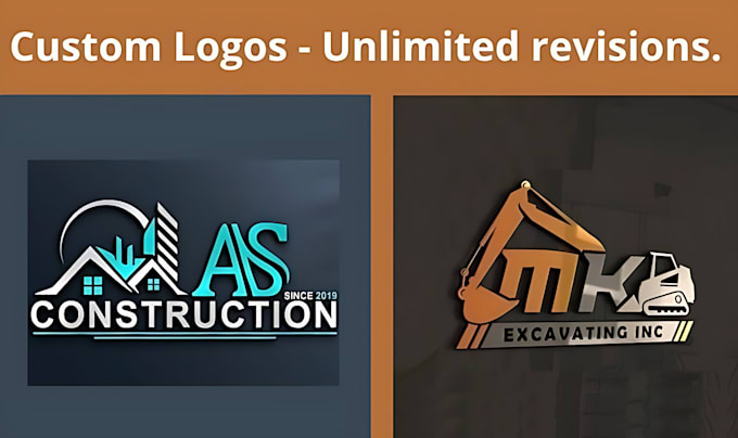 make a modern real estate, construction, realtor and business logo design