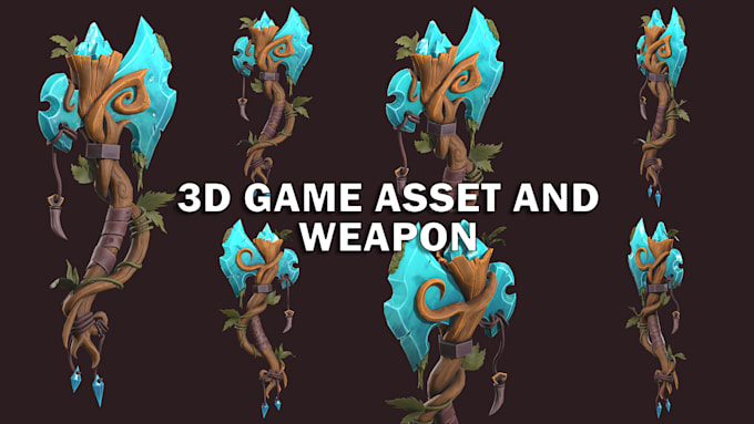 create game ready assets, weapons or props for your games