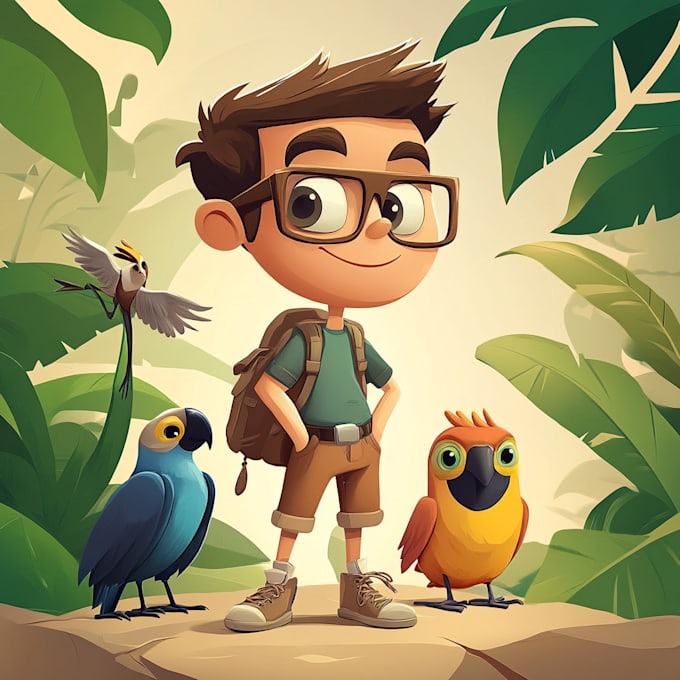 design unique cartoon character