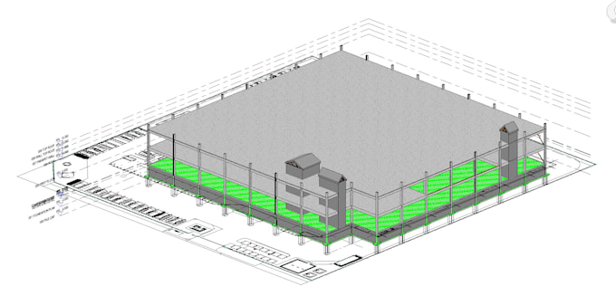perform structure for 3d design and schematic drawings