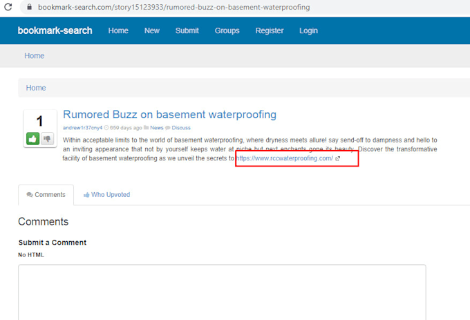 make social bookmark backlinks
