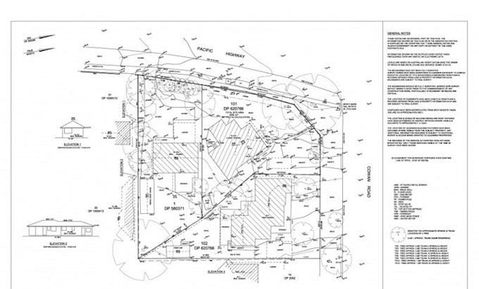 Project Alignment Technical Drawing Do site plan, topographic survey drawings, site grading, road design ...