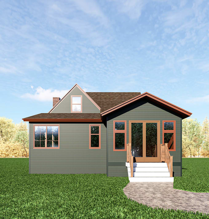 create 3d modeling ,rendering and virtual renovation