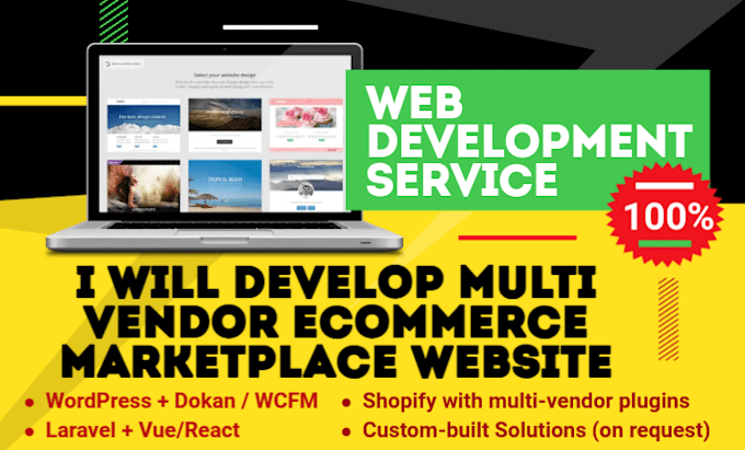 develop multi vendor ecommerce marketplace website