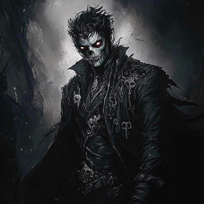 draw horror character illustration