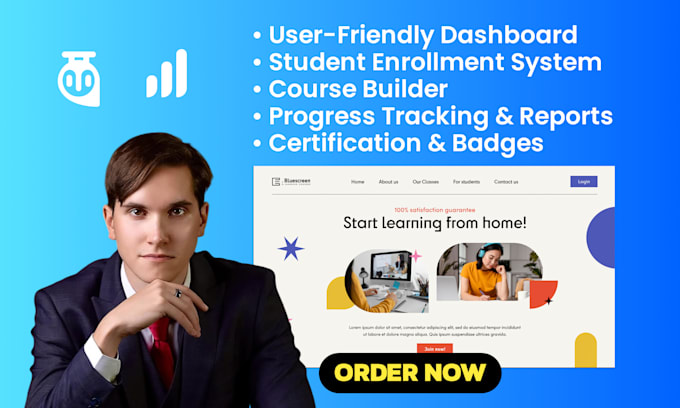 create wordpress lms website with learndash