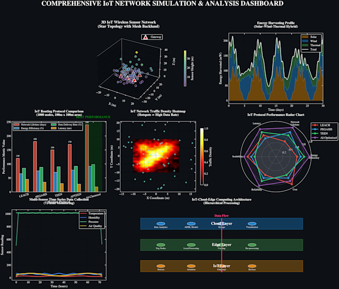 develop and analyze custom ns3 simulations for 5g, iot, vanet