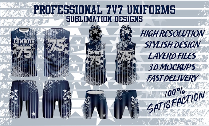 do the 3d uniform mockup or custom mockup
