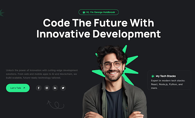 do personal portfolio website development