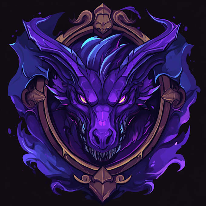 design medieval, fantasy, rpg gaming logo