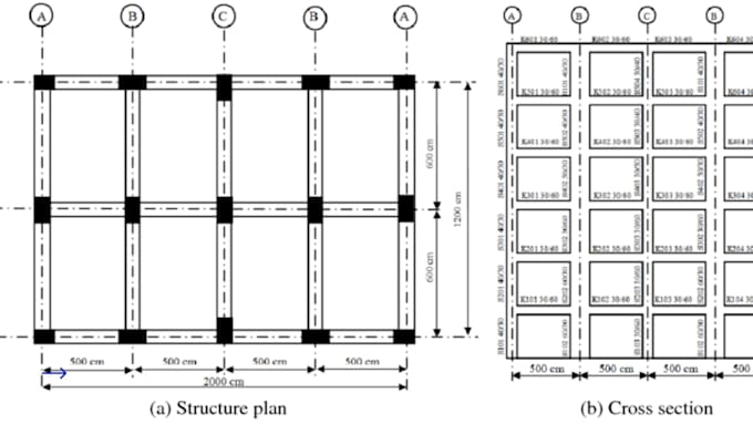 draft autocad architectural, mep, and structural drawings