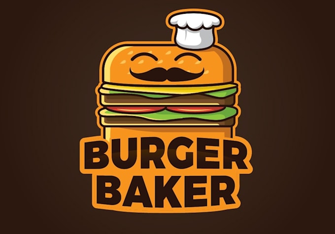 design a custom burger, chef and restaurant logo