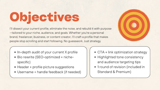 optimize your twitter aka x profile