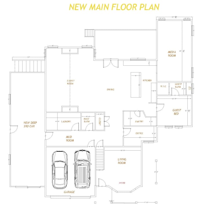 design your 2d house floor plans using autocad