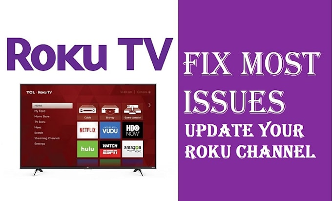 update, fix error or issues on your roku channel, roku app, amazon fire TV app