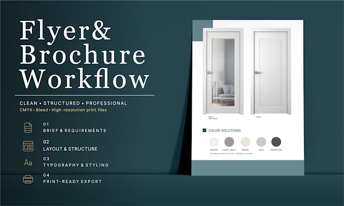 design premium flyers and brochures