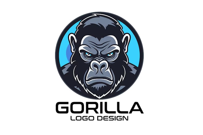 make gorilla head logo with satisfaction guarantee