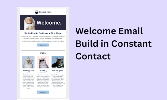 build your email in constant contact