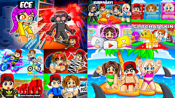 make a professional roblox thumbnail