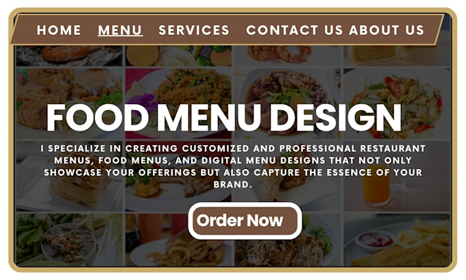 Do restaurant menu designs, food menu, digital menus design menu board ...