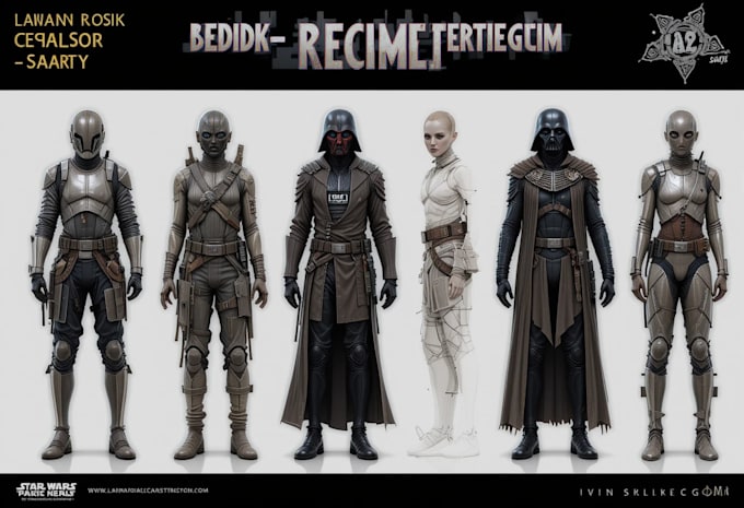 design your sci fi and star wars character