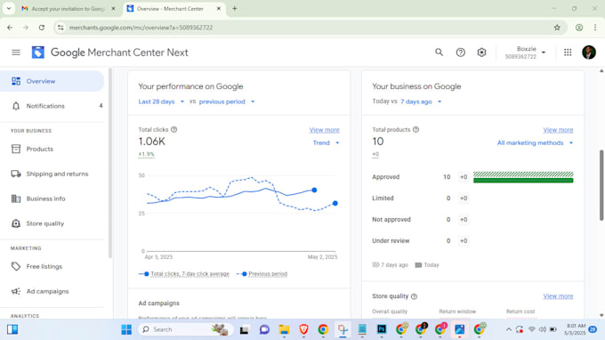 fix google merchant center suspension, approved product feed and setup