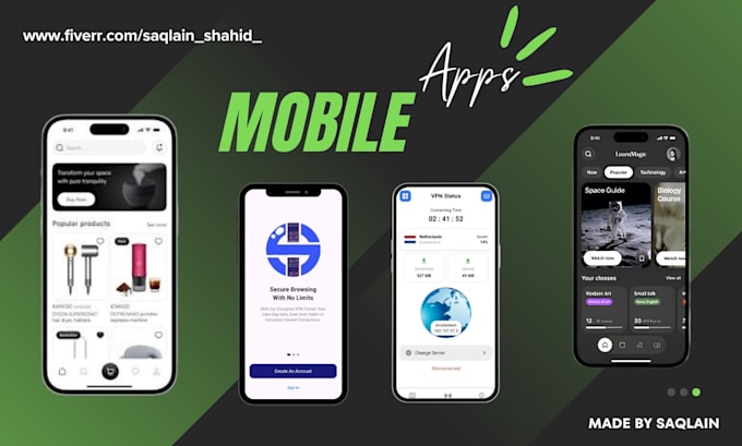 develop react, expo, flutter apps for mobile, desktop, web