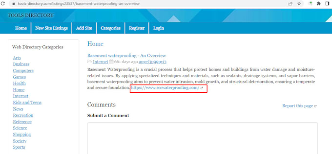 make general citations backlinks