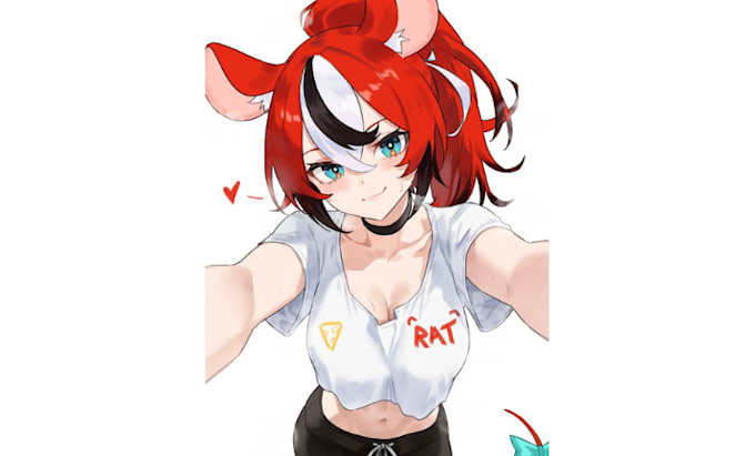 create and setup a live2d vtuber model in the anime
