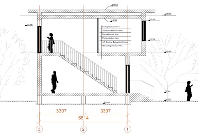 draw architectural plans in dwg autocad, revit