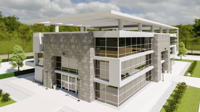 Create 3d model and render images architecture project by Ethan ...