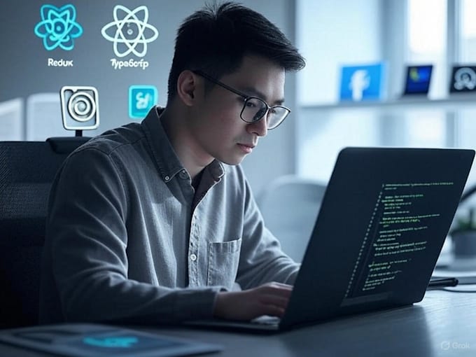 build a modern homepage using react js by expert front end developer