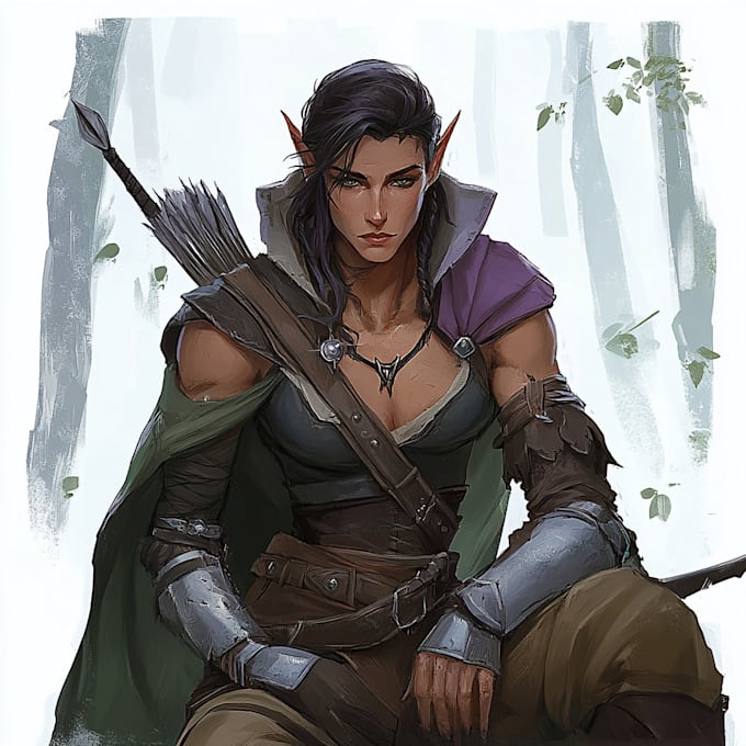 unique dnd character art and dnd character art